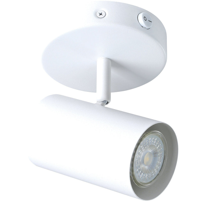 Calloway Wall/Ceiling Spot Light White By Eglo