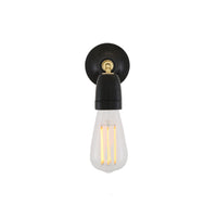 Caltra Wall Light - Black & Brass