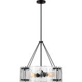 Calvert Chandelier — 24", Aged Iron