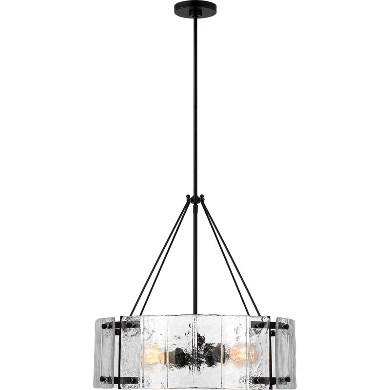 Calvert Chandelier — 24", Aged Iron