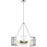 Calvert Chandelier — 24", Polished Nickel