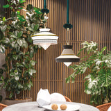 Calypso Antigua Pendant Light By Contradi - Lifestyle View1