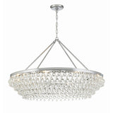 Calypso Crystal Basket Chandelier 40'' Polished Chrome Clear