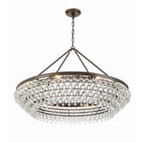 Calypso Crystal Basket Chandelier 40'' Vibrant Bronze Clear