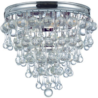 Calypso Flush Mount Polished Chromed By Crystorama