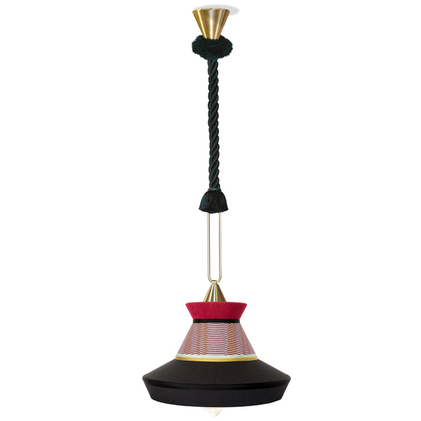 Calypso Guadalupe Pendant Light Black By Contardi