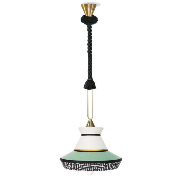 Calypso Guadalupe Pendant Light Mint By Contardi