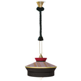 Calypso Martinique Pendant Light Black By Contardi