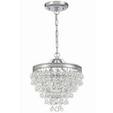 Calypso Pendant Polished Chrome By Crystorama - Front View1