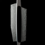 Cambrian Floor Lamp detail in Sterling, by Hubbardton Forge