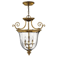 Cambridge Small Convertible Pendant - Burnished Brass - by Hinkley
