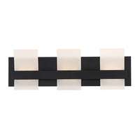 Cambridge Vanity Light 3-Light Black by Eurofase