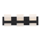 Cambridge Vanity Light 3-Light Black by Eurofase