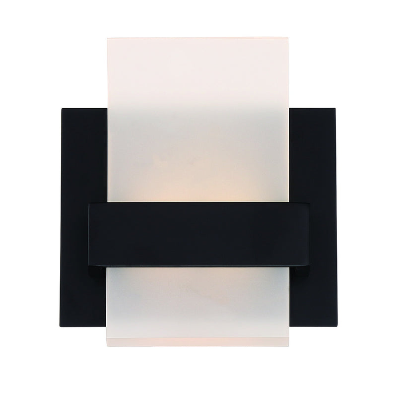 Cambridge 1-Light Vanity null Inch Black by Eurofase