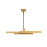 Cameno Linear Chandelier 45 Inch Gold by Eurofase