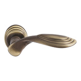 Cameo Door Lever in Bronze by Colombo Design