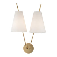 Campagna Wall Sconce - Aged Brass by Hudson Valley