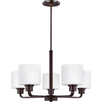 Canfield Chandelier — 23.88 Inch, Bronze