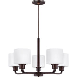 Canfield Chandelier — 23.88 Inch, Bronze