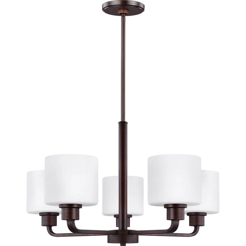 Canfield Chandelier — 23.88 Inch, Bronze