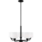 Canfield Chandelier — 23.88 Inch, Midnight Black