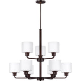Canfield Chandelier — 31.38 Inch, Bronze