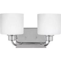Canfield Vanity Light — 14.25 Inch, Chrome