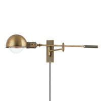 Cannon Plug-in Sconce by Troy Lighting
