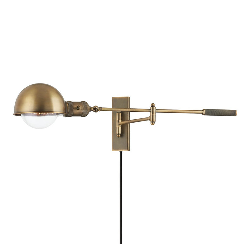 Cannon Plug-in Sconce by Troy Lighting