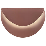 Canyon Clay Ceramic Petal ADA LED Wall Sconce by Justice Design