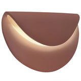 Canyon Clay Ceramic Petal ADA LED Wall Sconce by Justice Design
