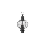 Cape Cod Large Post Mount Lantern - Aged Zinc - by Hinkley