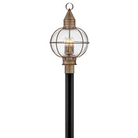 Cape Cod Large Post Mount Lantern - Burnished Bronze - by Hinkley