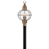 Cape Cod Large Post Mount Lantern - Burnished Bronze - by Hinkley