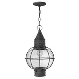 Cape Cod Medium Hanging Lantern - Aged Zinc - by Hinkley