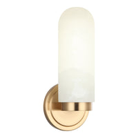 Capsula Wall Sconce 1-Light Aged Gold Brass