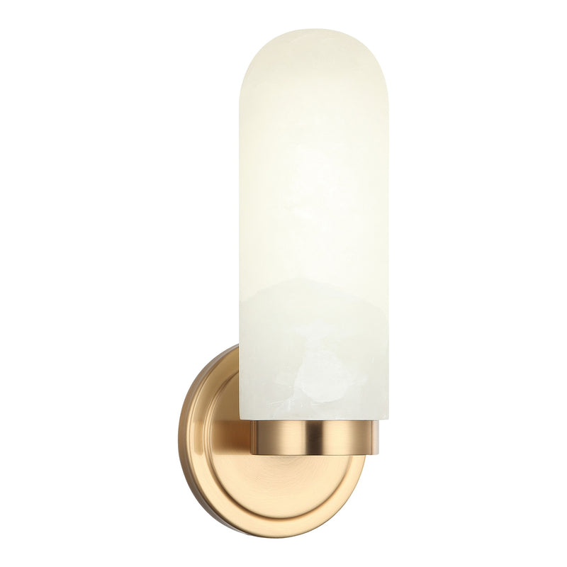 Capsula Wall Sconce 1-Light Aged Gold Brass