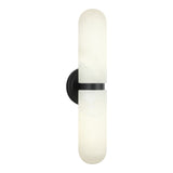 Capsula Wall Sconce 2-Light Matte Black