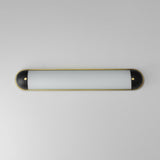 Capsule LED CCT Vanity Light Large Black Aged Brass By Maxim Lighting