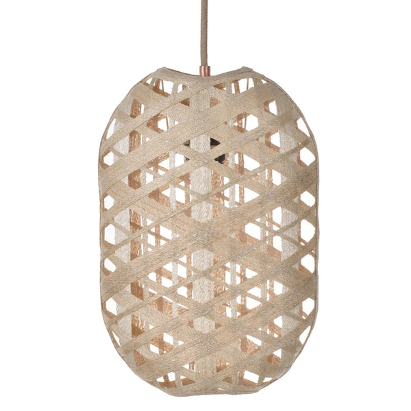 Capsule Pendant Light By Forestier, Size: Small, Finish: Natural