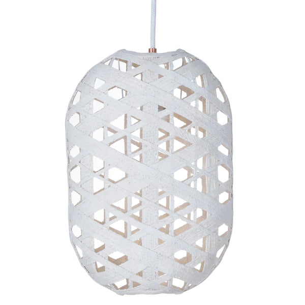 Capsule Pendant Light By Forestier, Size: Small, Finish: White