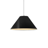 Carbon Matte Black Avola Small Ceramic Pendant by Justice Design