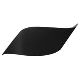 Carbon Matte Black Wave Ceramic LED ADA Wall Sconce by Justice Design