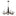 Caribou 5-Light Chandelier, shown in Dark Smoke, by Hubbardton Forge