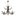 Caribou 9-Light Tiered Chandelier, shown in Dark Smoke, by Hubbardton Forge