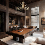 Caribou 9-Light Tiered Chandelier lifestyle view by Hubbardton Forge