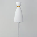 Carillon Articulating Wall Sconce White Satin Brass By Maxim Lighting Detailed View