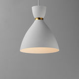 Carillon Mini Pendant White/Satin Brass by Maxim Lighting
