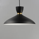 Carillon Pendant Black / Satin Brass by Maxim Lighting