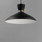Carillon Pendant Black / Satin Brass by Maxim Lighting